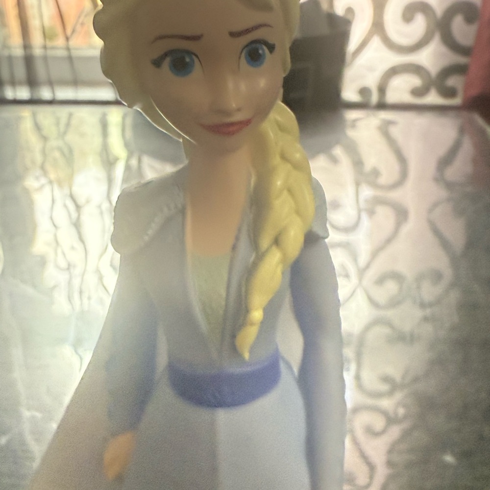 Blue Light-Up Princess Doll Nightlight - Kids Role-Play Toy